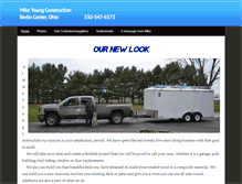 Tablet Screenshot of mikeyoungconstruction.com